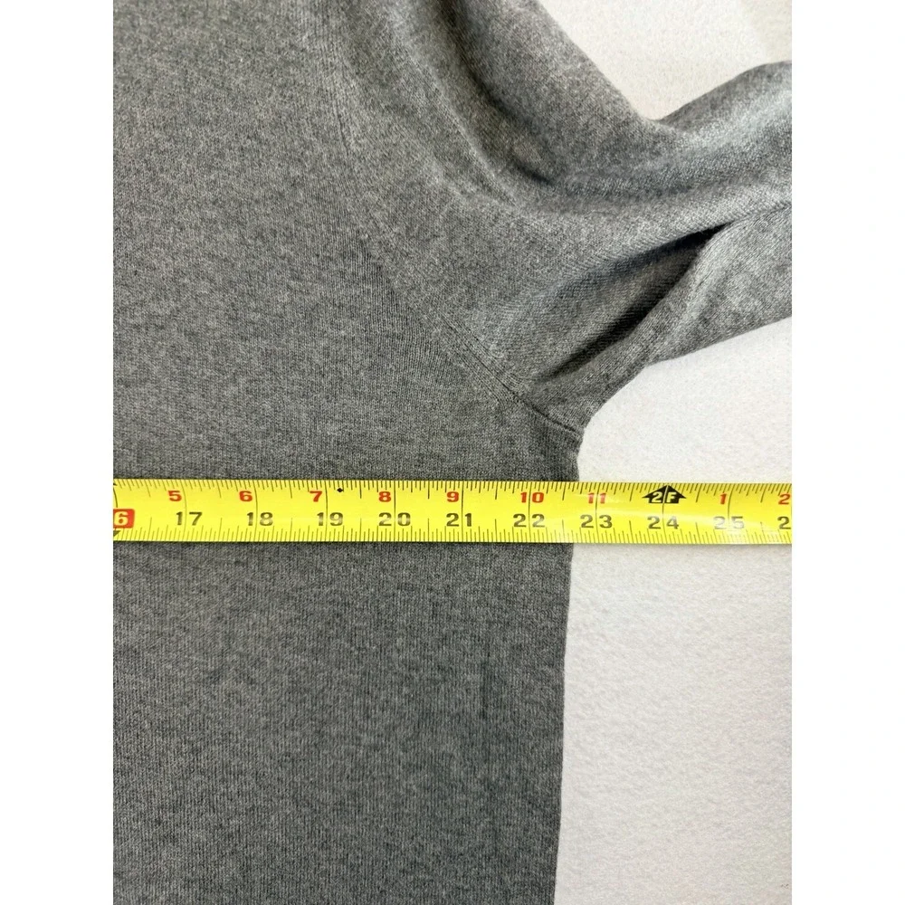 BANANA REPUBLIC Luxe Sweater Collection Mens XL Gray Long Sleeve Quarter Zip NWT